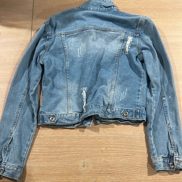 Distressed Jean jacket - Picture 2 of 2